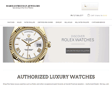 Tablet Screenshot of haroldfreemanjewelers.com